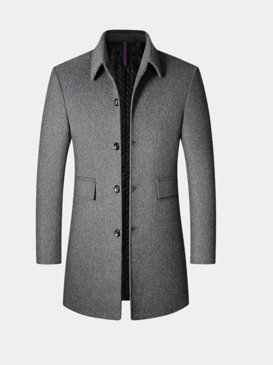 Manteau de Laine Classique Louis | Homme, Coupe Intemporelle, Chaud 0