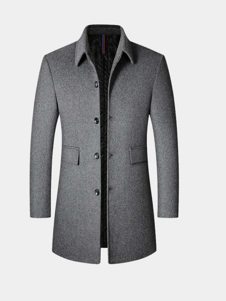Manteau de Laine Classique Louis | Homme, Coupe Intemporelle, Chaud 0