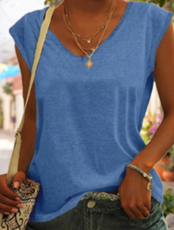 Débardeur Dalia | Débardeur Femme Col V, Coupe Fluide Estivale 3