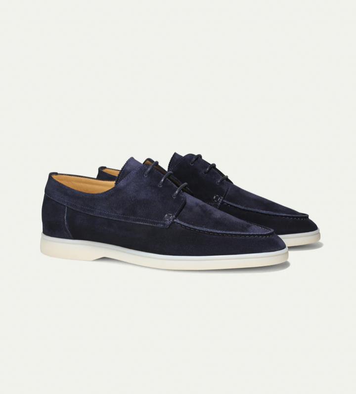 Derbies Homme Léo | Silhouette Basse en Cuir Synthétique, Semelle Plate 5