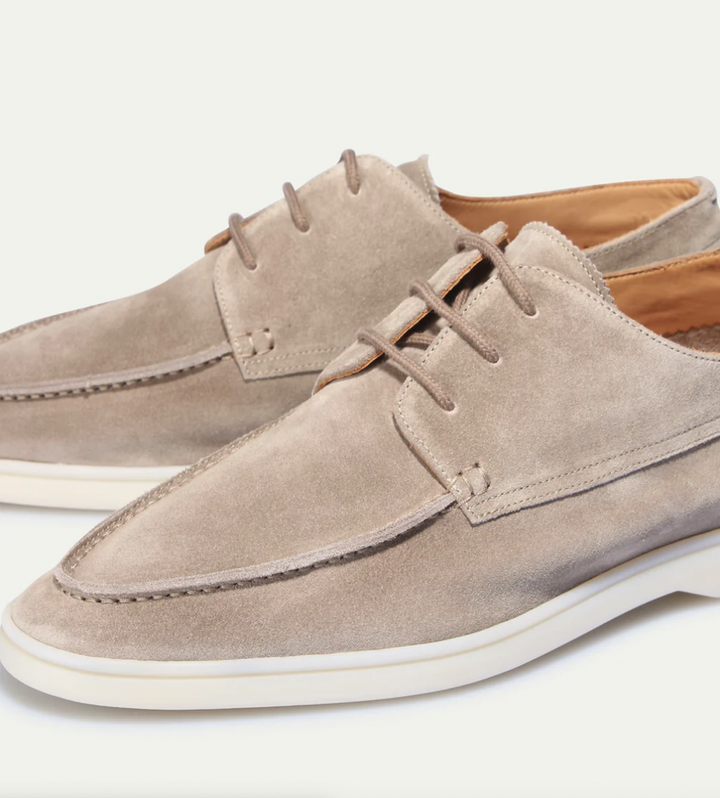 Derbies Homme Léo | Silhouette Basse en Cuir Synthétique, Semelle Plate 7