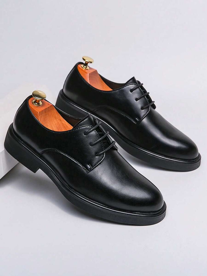 Derbies Léo Homme | Tige Basse en Cuir Synthétique, Finition Lisse 2