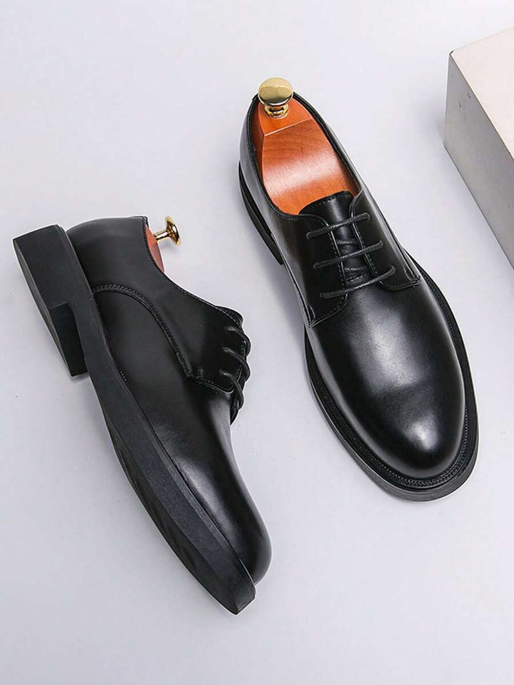 Derbies Léo Homme | Tige Basse en Cuir Synthétique, Finition Lisse 3