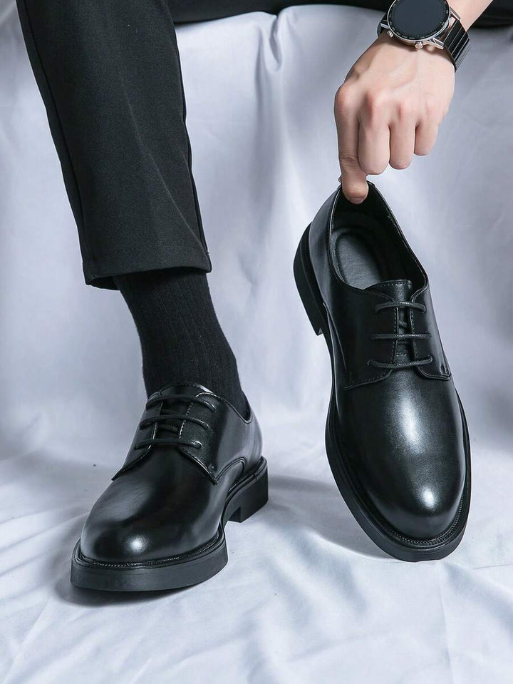 Derbies Léo Homme | Tige Basse en Cuir Synthétique, Finition Lisse 5