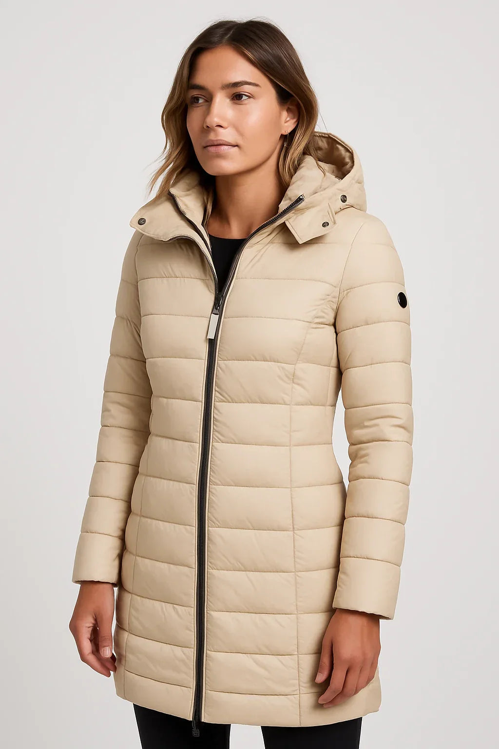 Doudoune Manon Femme | Mi-Longue, Capuche Intégrée, Coupe Moderne 4