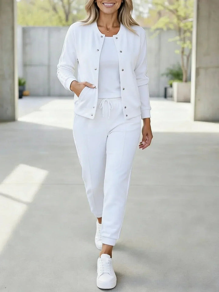 Ensemble Jogging Femme Chic | Veste Ajustée, Pantalon Confortable 3 Pièces 4