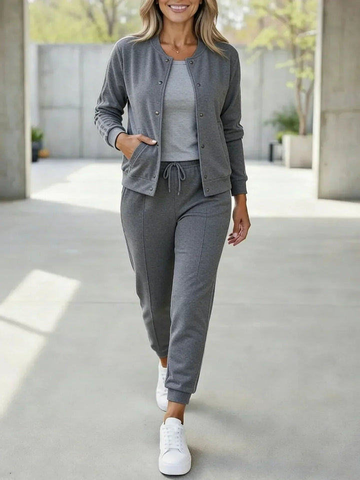 Ensemble Jogging Femme Chic | Veste Ajustée, Pantalon Confortable 3 Pièces 5