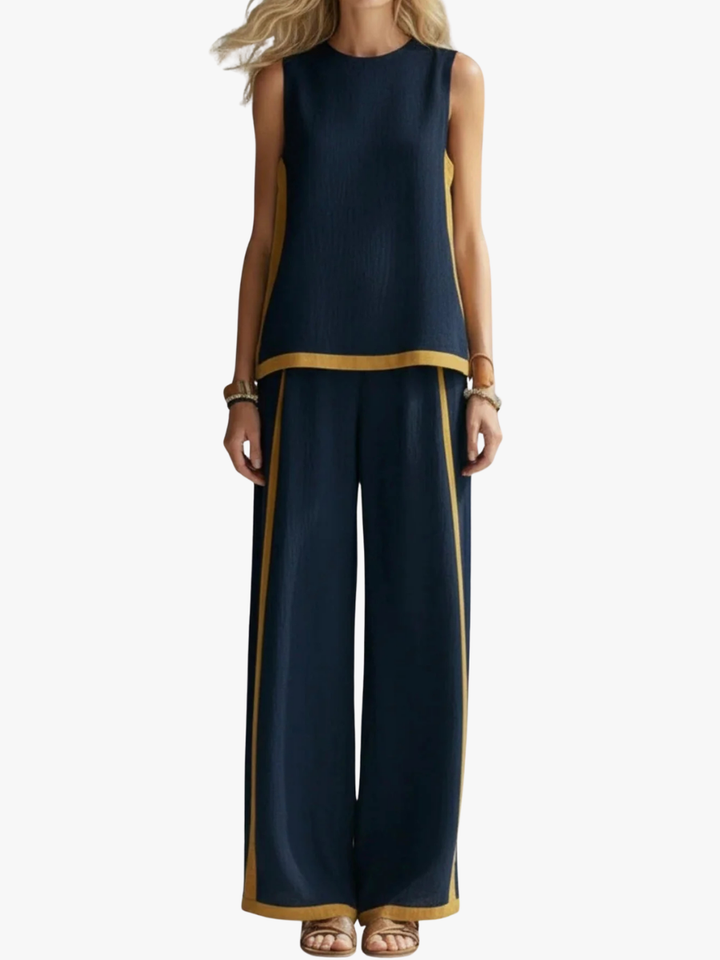 Ensemble Lila | Lin et Coton, Coupe Ample pour Femme 1