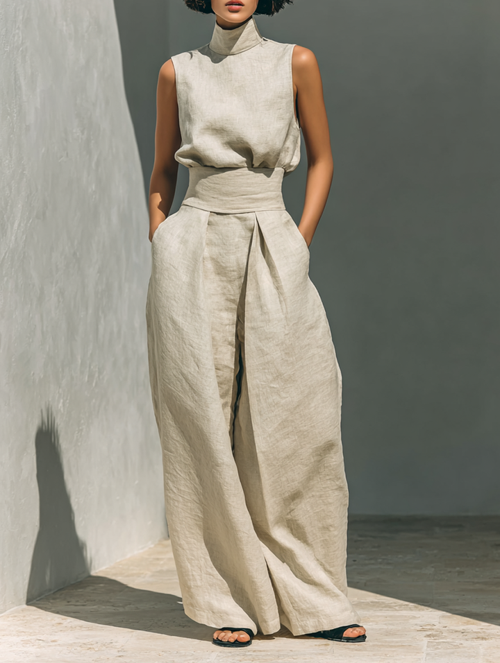 Ensemble Pantalon Large Mira | Coton Léger & Style Minimaliste 7