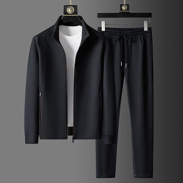 Ensemble Survêtement Élégant Hugo | Polyester Doux & Respirant, Veste Zippée et Pantalon Ajusté 0
