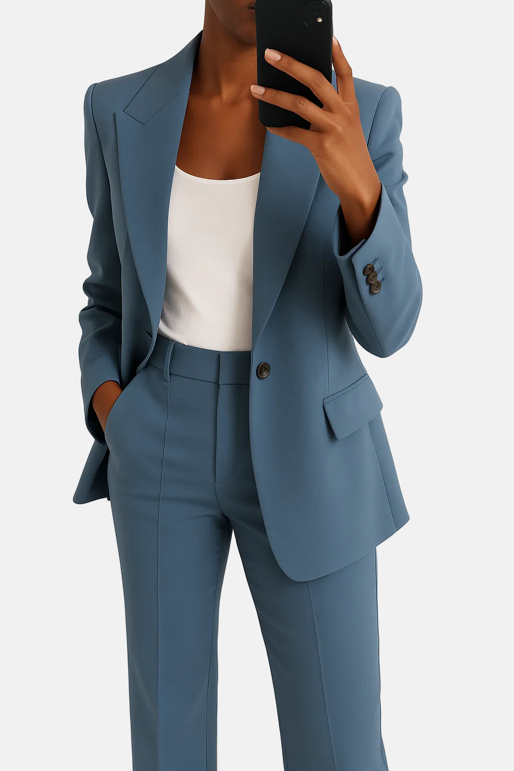 Ensemble Tailleur Femme Mira | Veste Structurée & Pantalon Assorti 2