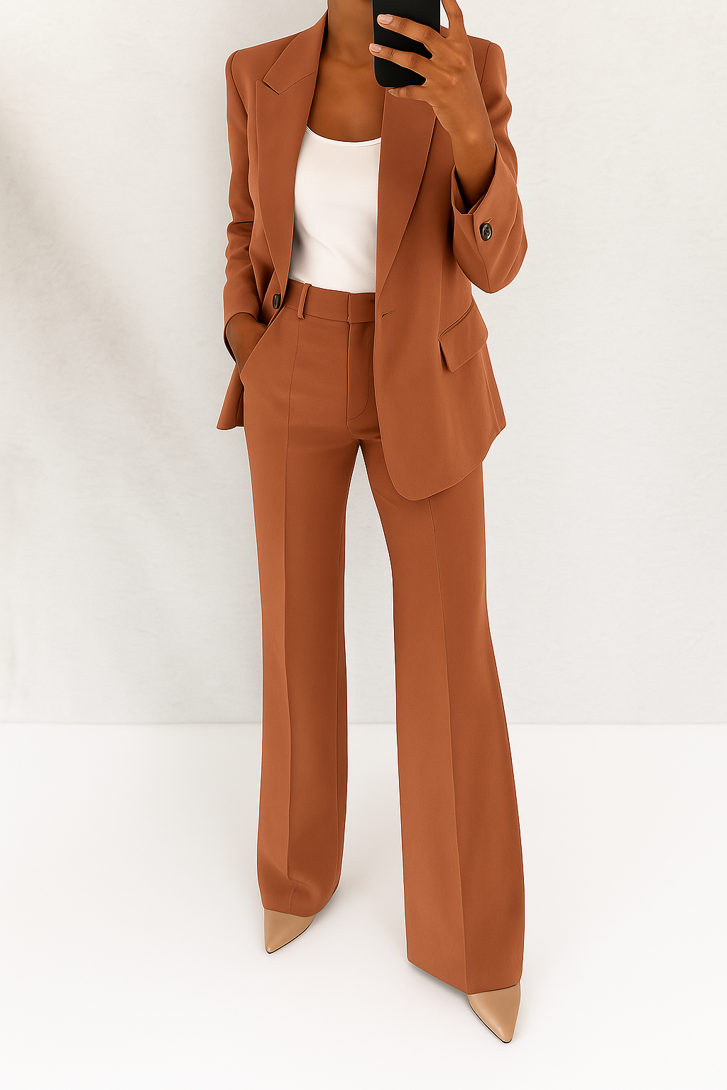 Ensemble Tailleur Femme Mira | Veste Structurée & Pantalon Assorti 4