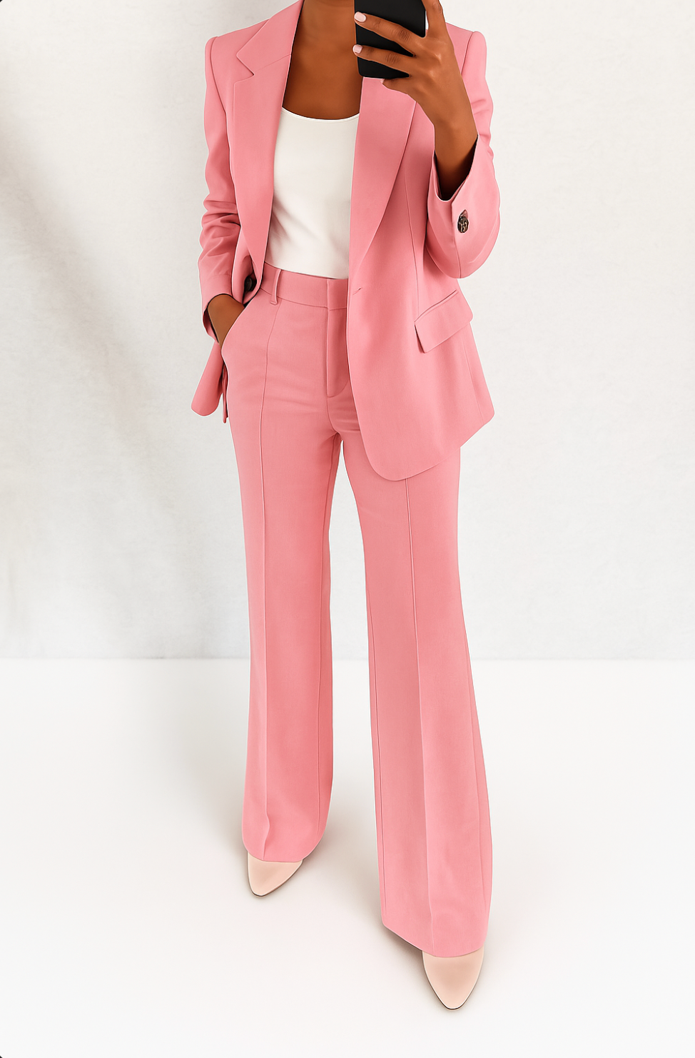 Ensemble Tailleur Femme Mira | Veste Structurée & Pantalon Assorti 5
