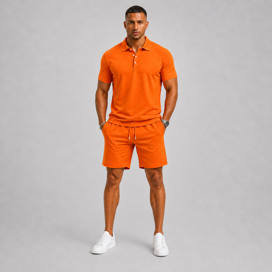 Ensemble de Sport Cenor | Polo Moderne & Short Léger Ajustable 1