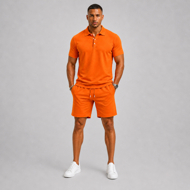 Ensemble de Sport Cenor | Polo Moderne & Short Léger Ajustable 1