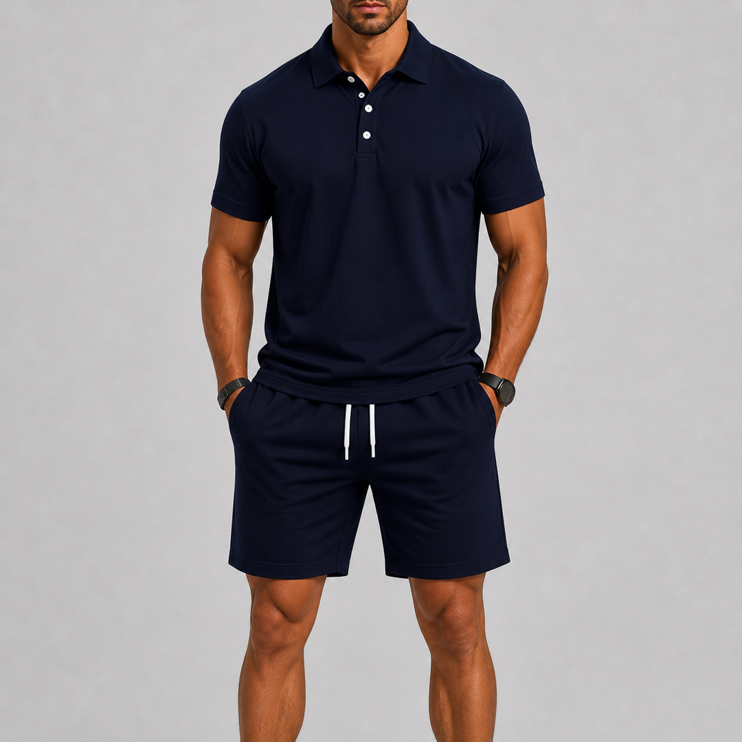 Ensemble de Sport Cenor | Polo Moderne & Short Léger Ajustable 10