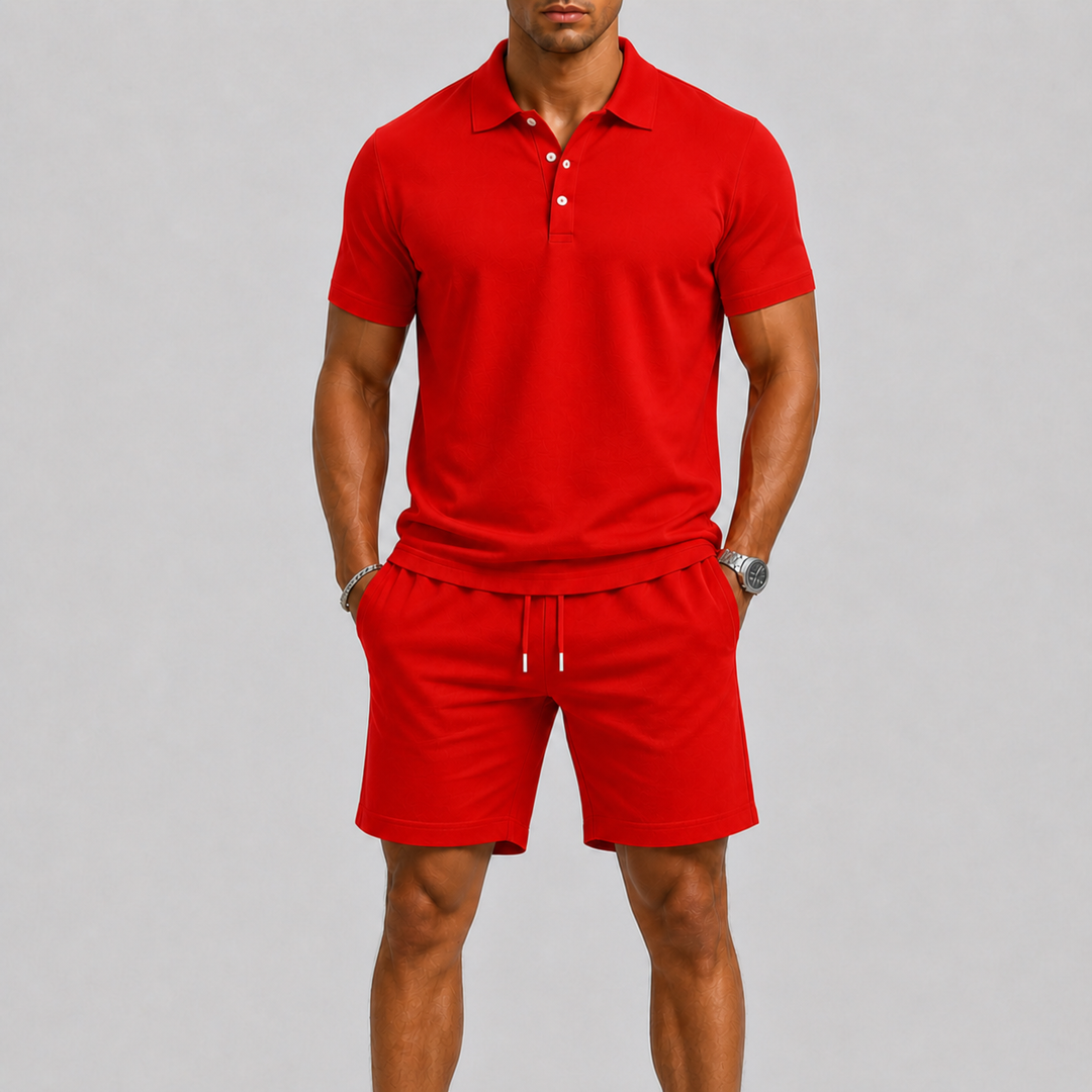 Ensemble de Sport Cenor | Polo Moderne & Short Léger Ajustable 5