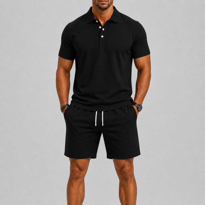 Ensemble de Sport Cenor | Polo Moderne & Short Léger Ajustable 7