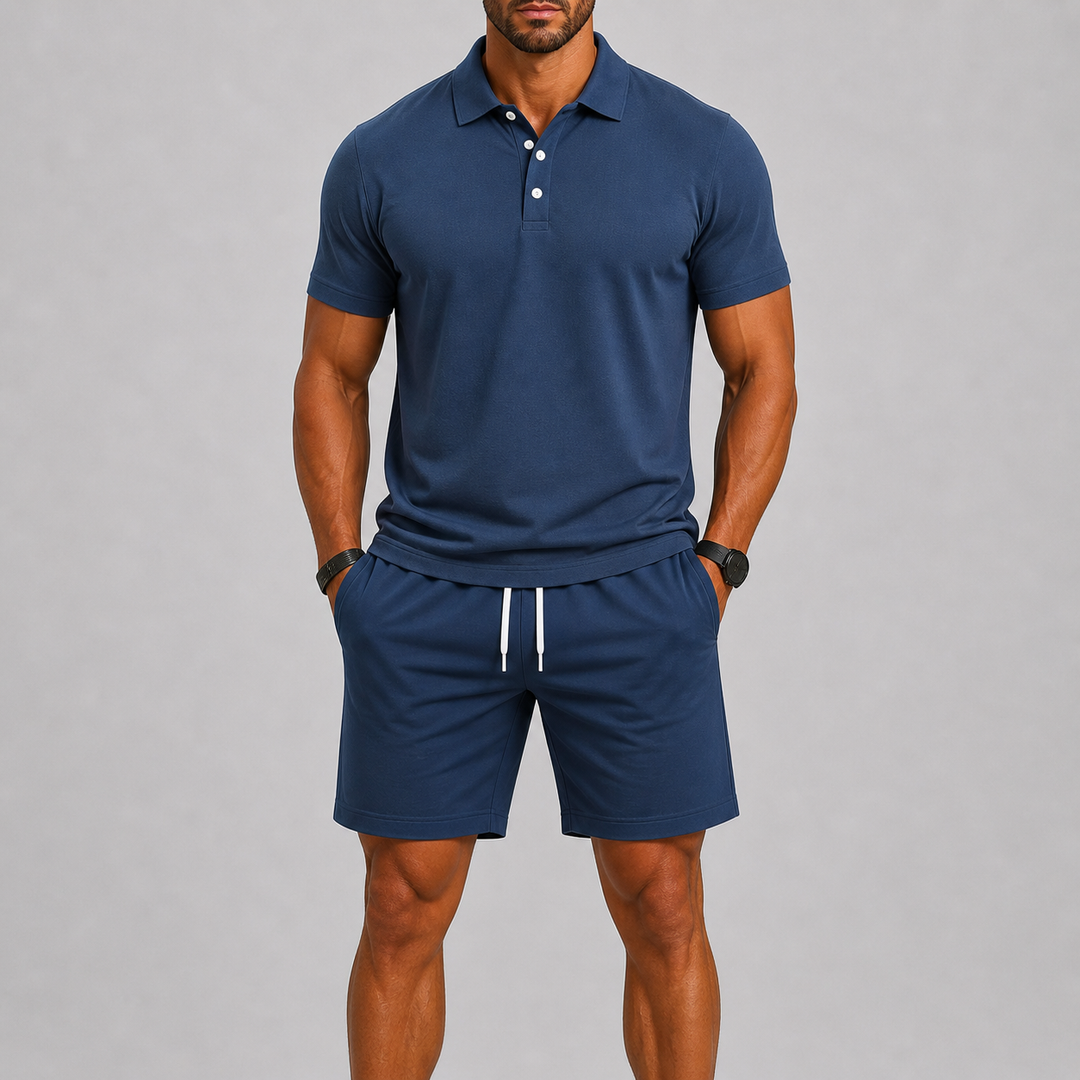 Ensemble de Sport Cenor | Polo Moderne & Short Léger Ajustable 9