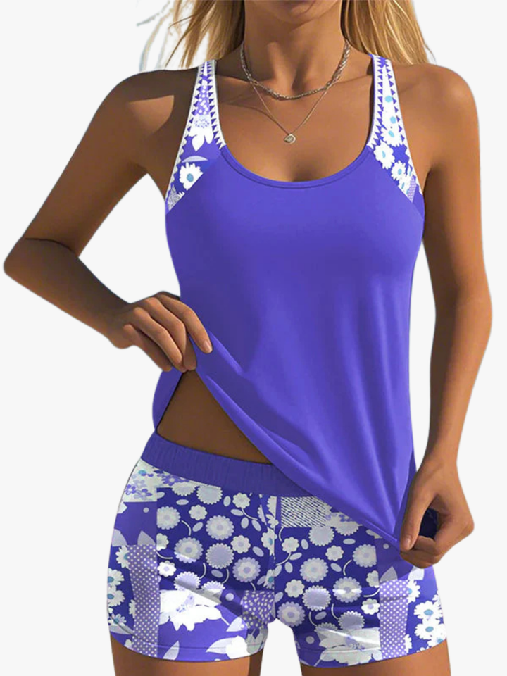 Ensemble de bain Mira | Débardeur ample & short assorti, tissu léger et respirant 1