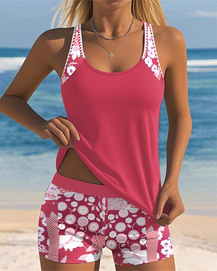 Ensemble de bain Mira | Débardeur ample & short assorti, tissu léger et respirant 3