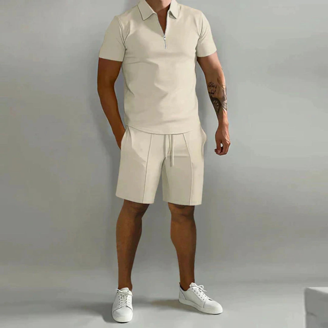 Ensemble été homme Hugo | Polo léger & short ajusté pour un look estival élégant 1