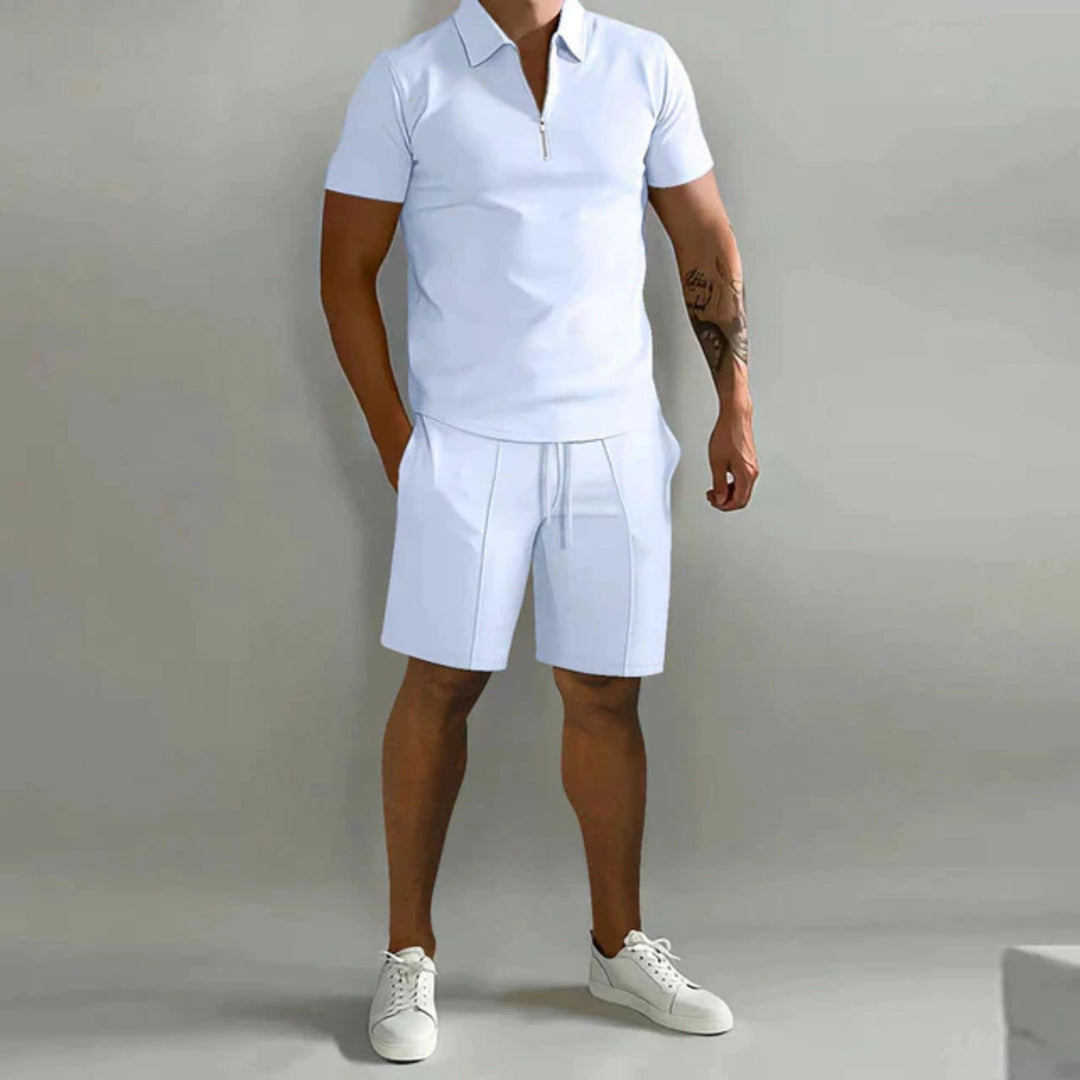 Ensemble été homme Hugo | Polo léger & short ajusté pour un look estival élégant 3