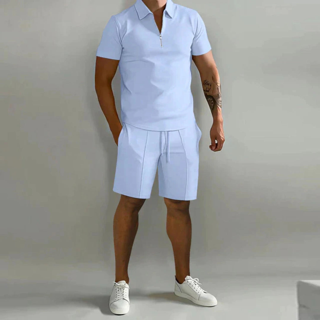 Ensemble été homme Hugo | Polo léger & short ajusté pour un look estival élégant 4