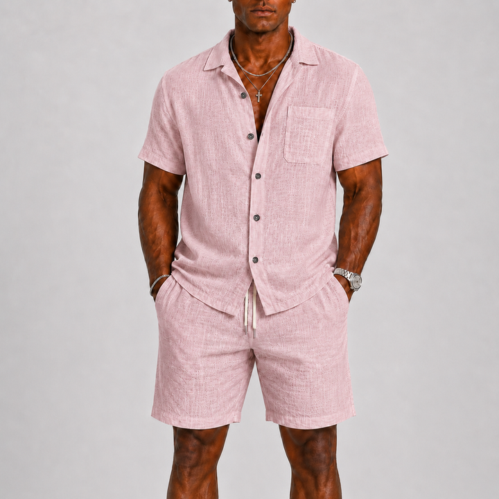 Ensemble homme Celvoir | Lin léger & coton, coupe relaxée pour l'été 4