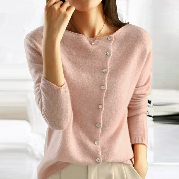 Gilet Élégant Léo | Cachemire Premium, Coupe Ajustée pour Femme 1