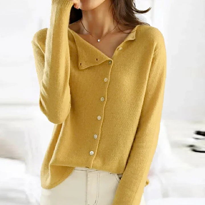 Gilet Élégant Léo | Cachemire Premium, Coupe Ajustée pour Femme 2