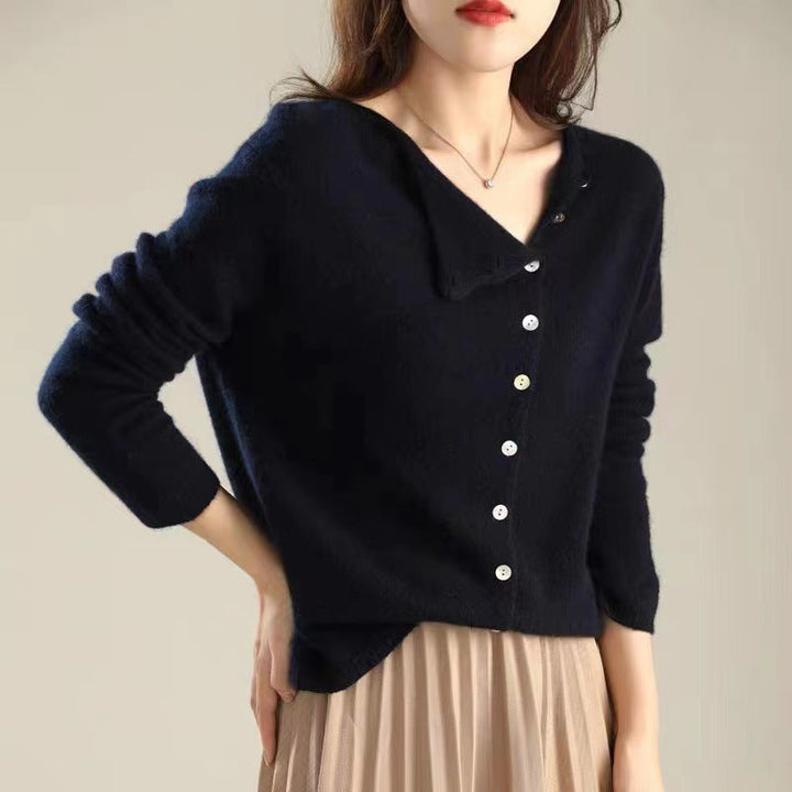 Gilet Élégant Léo | Cachemire Premium, Coupe Ajustée pour Femme 3