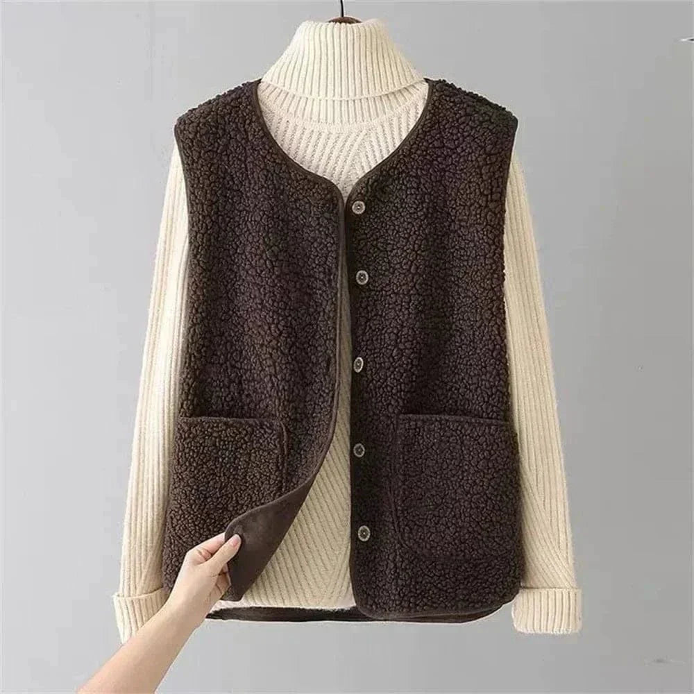 Gilet Sans Manches Elara Femme | Coupe Droite, Poches Fonctionnelles 2