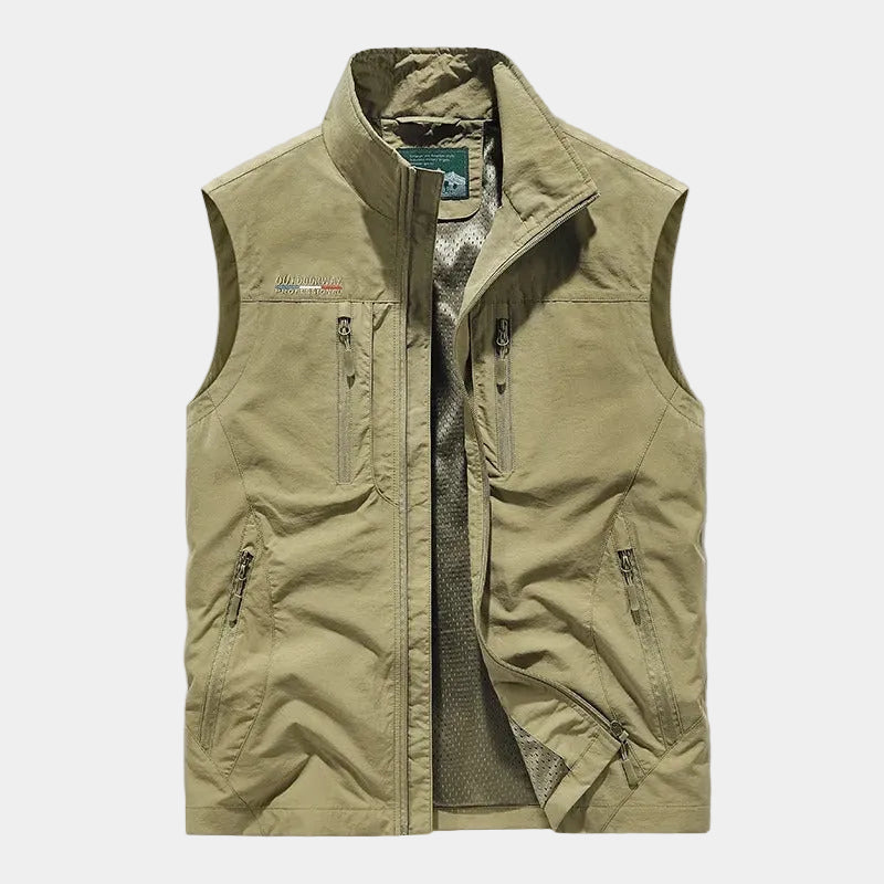 Gilet Zippé Hugo | Col Montant & Poches Zippées pour Homme 0