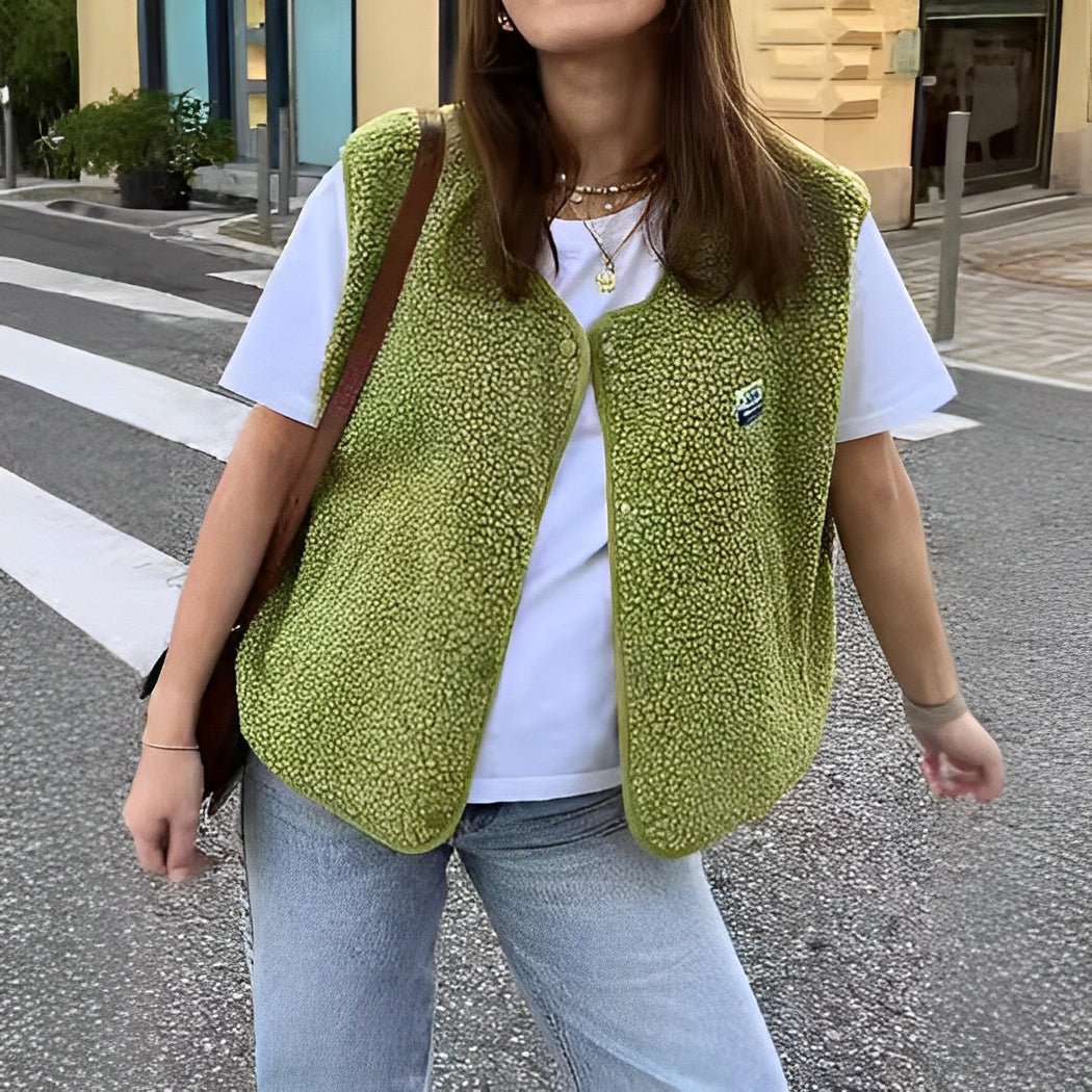 Gilet sans manches Alia | Laine d'agneau douce et confortable 1