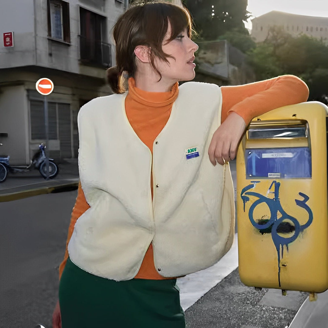 Gilet sans manches Alia | Laine d'agneau douce et confortable 4