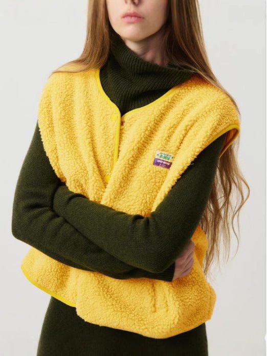 Gilet sans manches Alia | Laine d'agneau douce et confortable 7