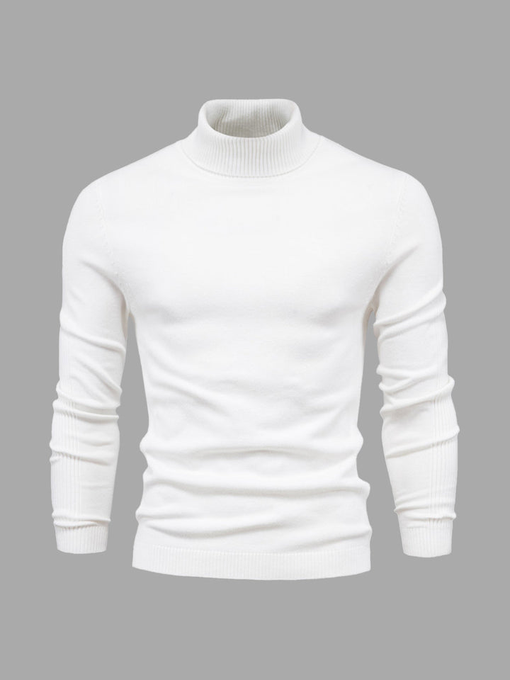 Pull col roulé Enzo pour Homme | Coton doux, coupe ajustée hiver 1