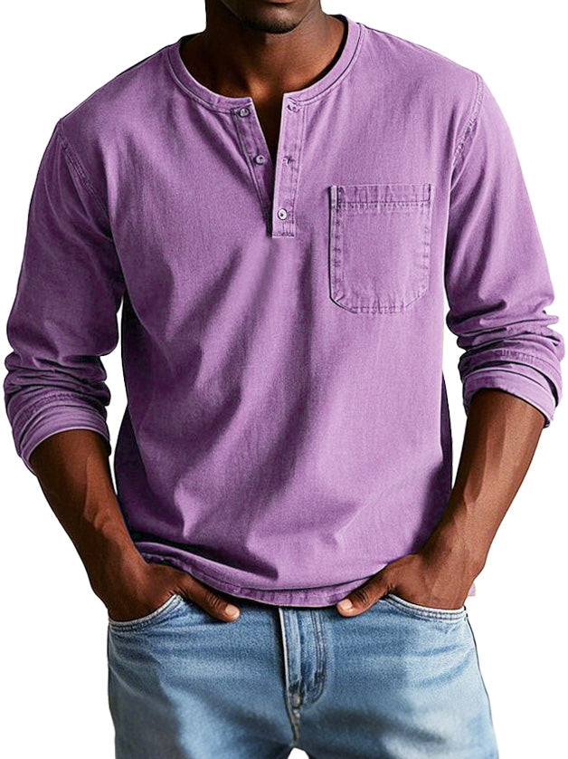 Henley Vintage Jules | Élégance Décontractée & Coupe Confortable 3