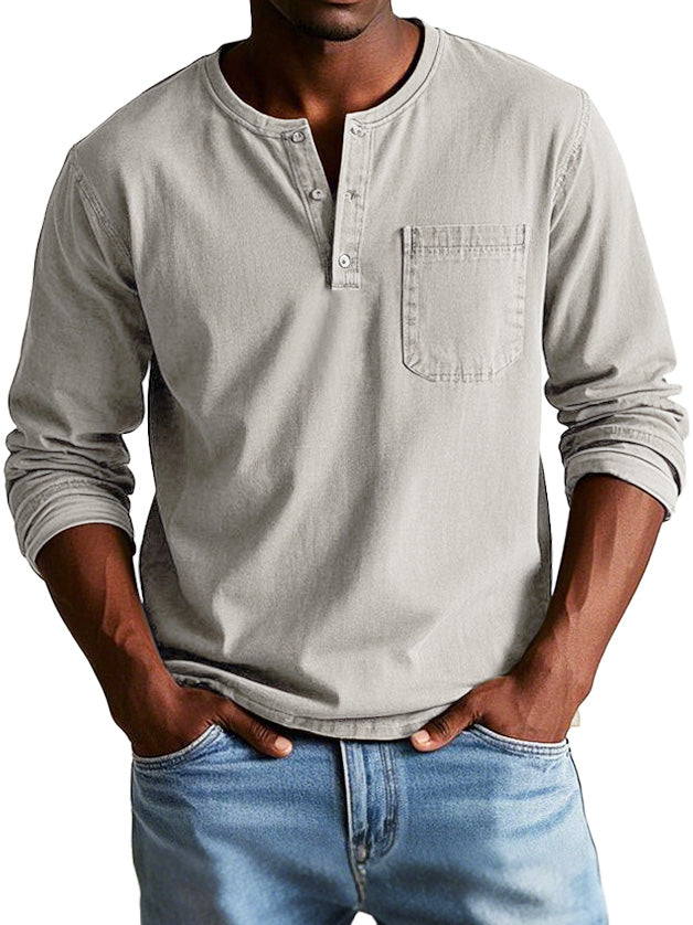 Henley Vintage Jules | Élégance Décontractée & Coupe Confortable 4