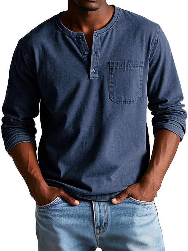 Henley Vintage Jules | Élégance Décontractée & Coupe Confortable 6