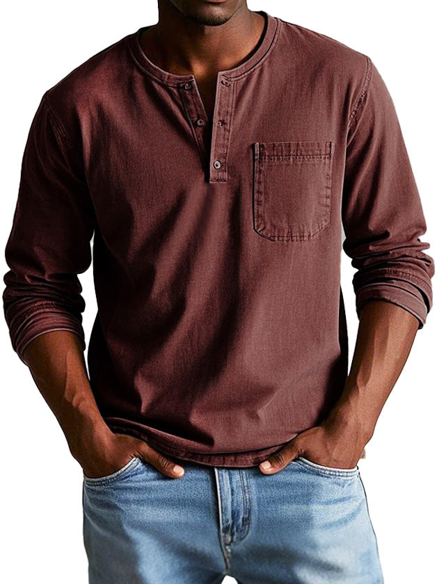 Henley Vintage Jules | Élégance Décontractée & Coupe Confortable 9