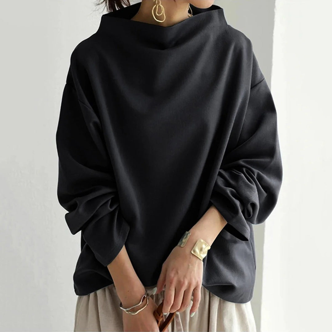 Pull Élégant en Coton Alice Femme - Noir