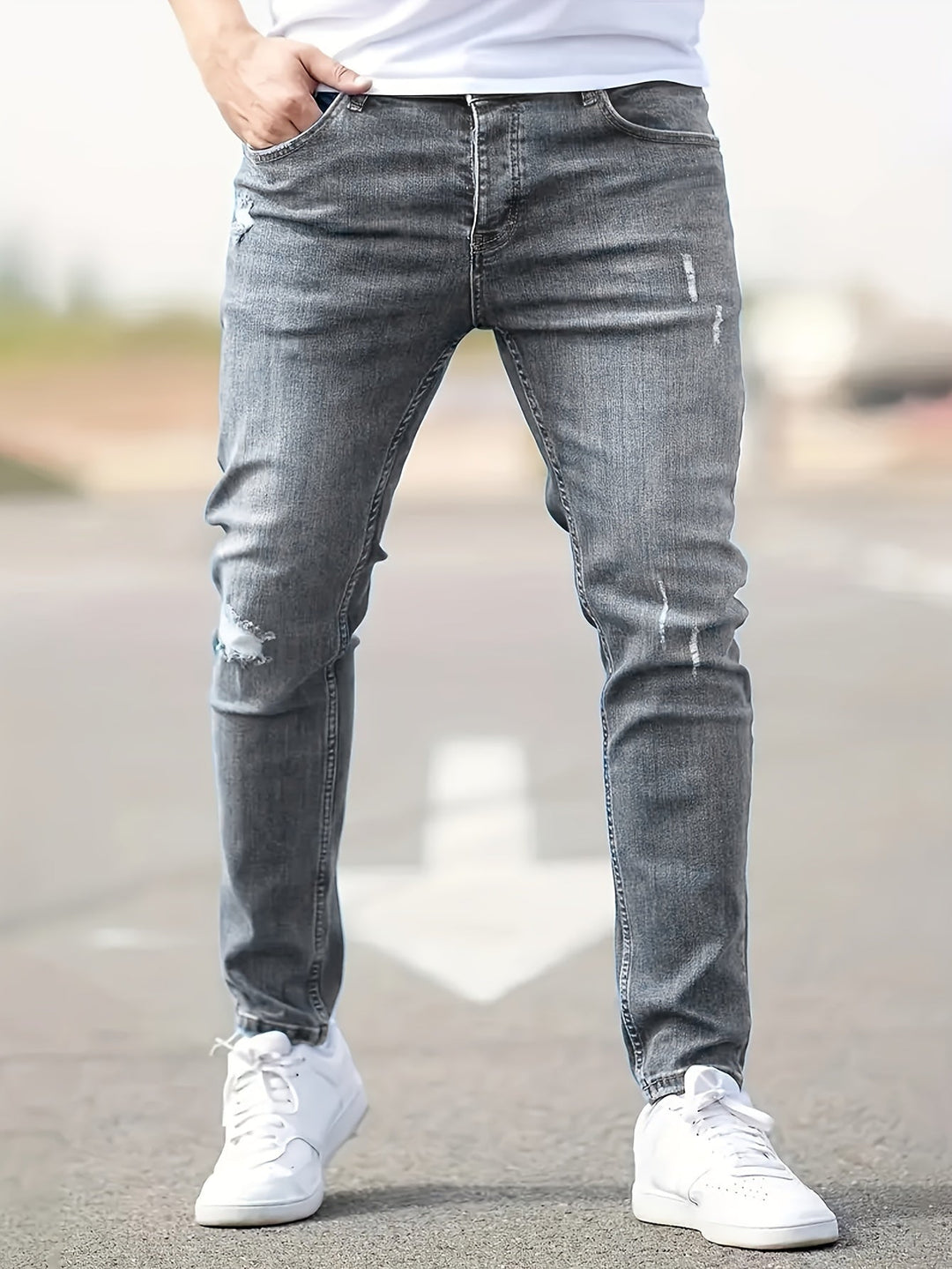 Jean Damo | Coupe slim moderne pour homme, polyvalent et confortable 2