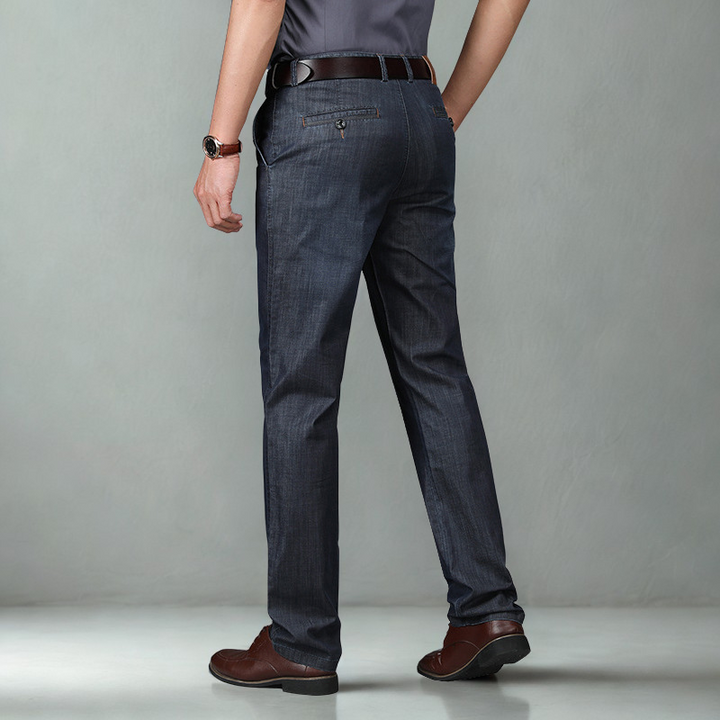 Jean Maxime | Denim Extensible, Coupe Droite Classique pour Homme 5