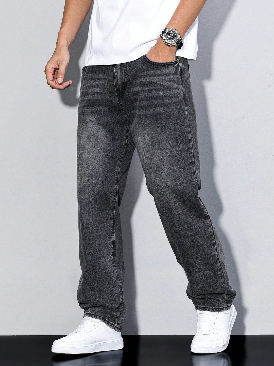 Jean Pierre | Jean Homme Droite en Tissu Respirant, Confort Optimal 0