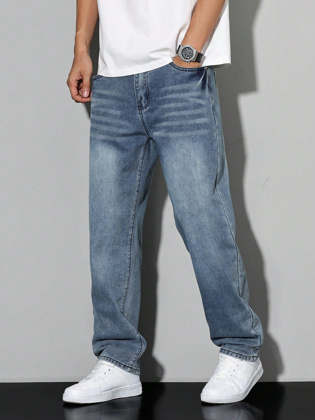 Jean Pierre | Jean Homme Droite en Tissu Respirant, Confort Optimal 5