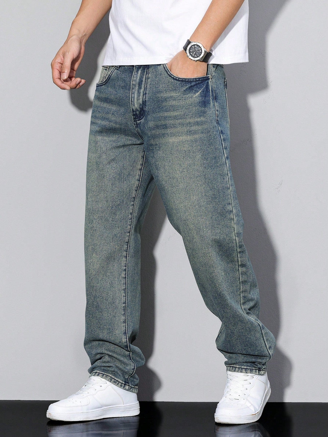 Jean Pierre | Jean Homme Droite en Tissu Respirant, Confort Optimal 7