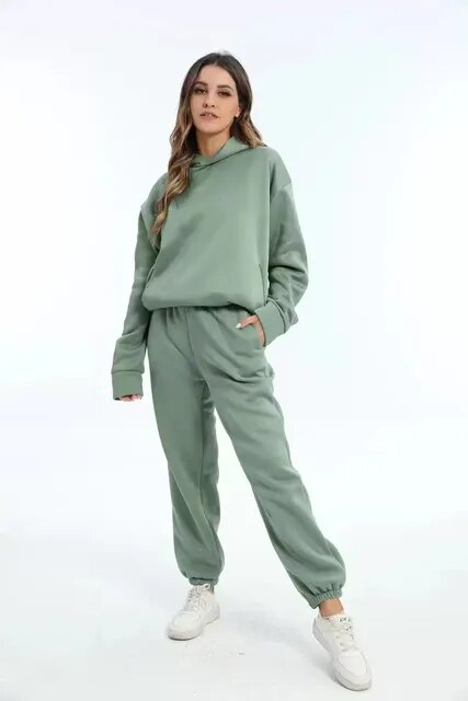 Ensemble Survêtement Manon Femme | Capuche, Intérieur Molletonné 0