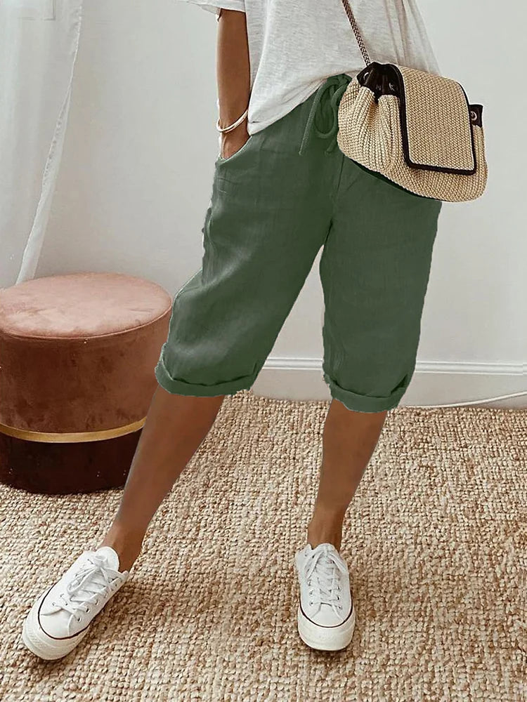 Short Cordon Emma Femme | Taille Élastique, Coupe Décontractée 2